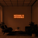 NOTHING IS IMPOSSIBLE